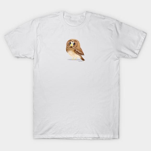 Tawny Owl T-Shirt by julianamotzko